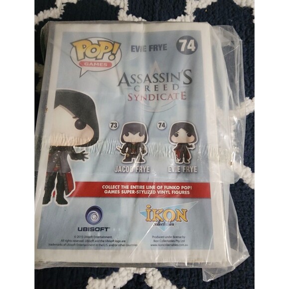 Funko Pop! Games: Assassin's Creed Syndicate - Evie Frye #74 Vinyl NEW - Picture 3 of 3